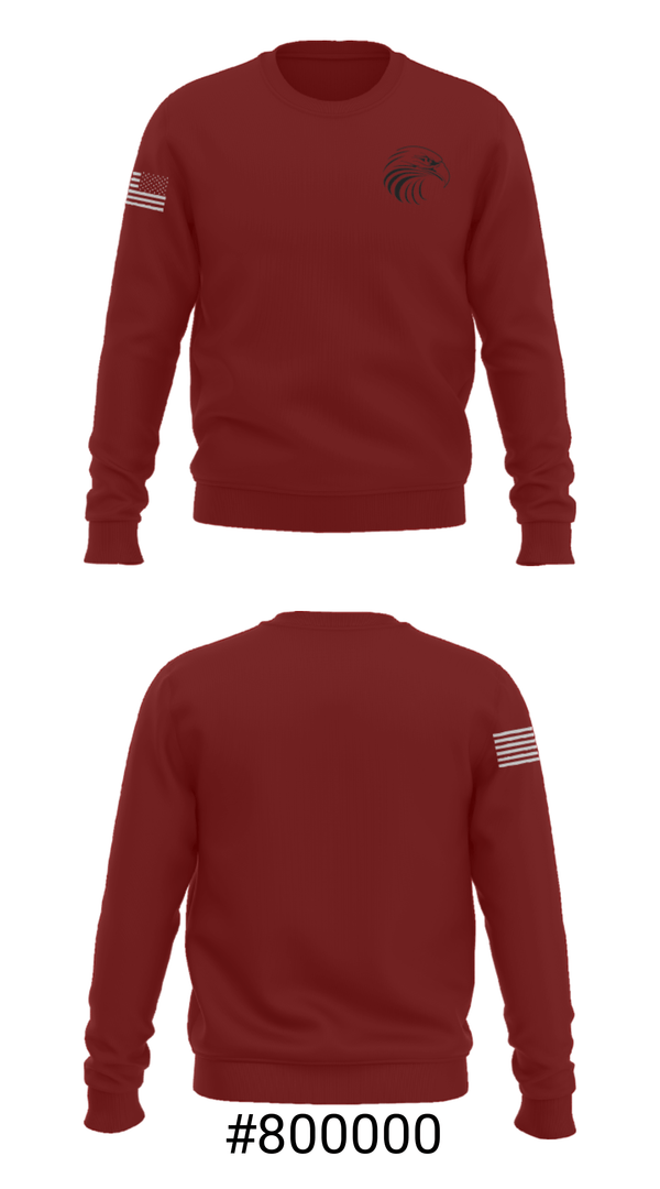 Crew Neck Sweatshirt, Patriot Preparatory Academy High School Basketball, Men's Basketball, Teamtime, Team time, sublimation, custom sports apparel, team uniforms, spirit wear, spiritwear, sports uniforms, custom shirts, team store, custom team store, fundraiser sports, apparel fundraiser