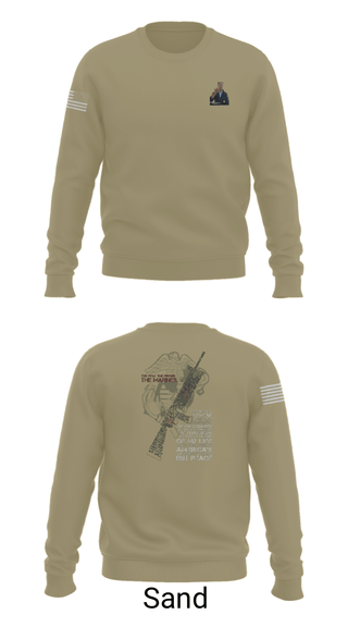 Crew Neck Sweatshirt, , Marines, Teamtime, Team time, sublimation, custom sports apparel, team uniforms, spirit wear, spiritwear, sports uniforms, custom shirts, team store, custom team store, fundraiser sports, apparel fundraiser