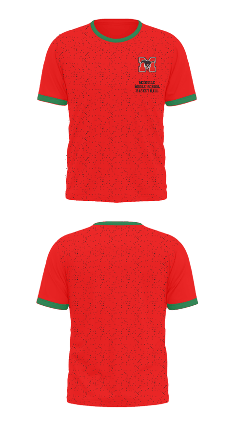 Short Sleeve Performance Shirt, Mcdougle Middle School Basketball, Women's Basketball, Teamtime, Team time, sublimation, custom sports apparel, team uniforms, spirit wear, spiritwear, sports uniforms, custom shirts, team store, custom team store, fundraiser sports, apparel fundraiser