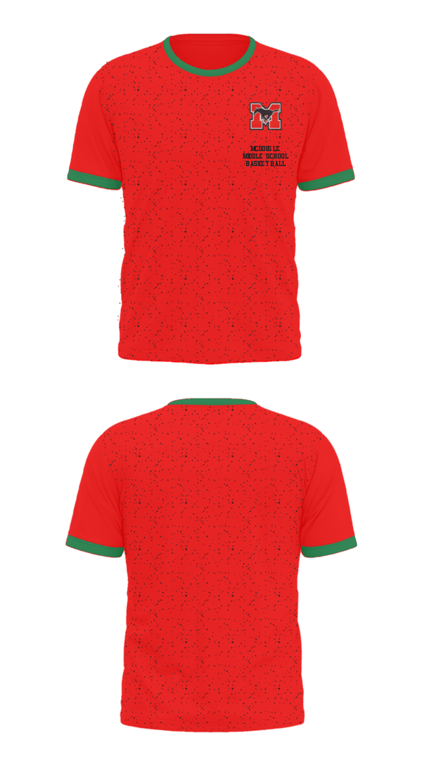 Short Sleeve Performance Shirt, Mcdougle Middle School Basketball, Women's Basketball, Teamtime, Team time, sublimation, custom sports apparel, team uniforms, spirit wear, spiritwear, sports uniforms, custom shirts, team store, custom team store, fundraiser sports, apparel fundraiser