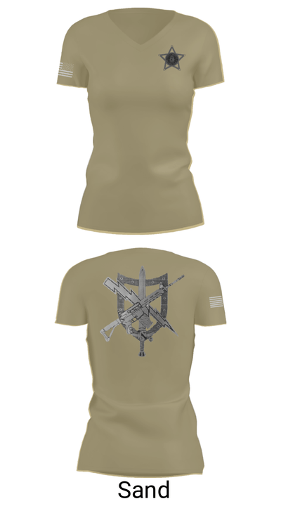 Baldwin County Sheriff's Office - GA 37068795 Women's Short Sleeve V-neck Shirt - 44