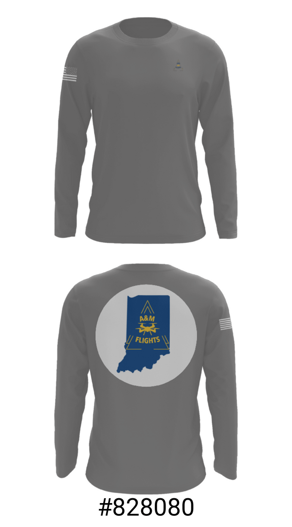 Long Sleeve Performance Shirt, A&M FLIGHTS, , Teamtime, Team time, sublimation, custom sports apparel, team uniforms, spirit wear, spiritwear, sports uniforms, custom shirts, team store, custom team store, fundraiser sports, apparel fundraiser