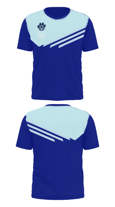 Meadow Bridge Wildcats 42881625 Short Sleeve Performance Shirt - 25