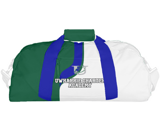 Duffle Bag, Uwharrie Charter Academy, Spirit Store, Teamtime, Team time, sublimation, custom sports apparel, team uniforms, spirit wear, spiritwear, sports uniforms, custom shirts, team store, custom team store, fundraiser sports, apparel fundraiser