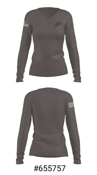 Women's Long Sleeve Vneck Shirt, Pecatonica Indians, Men's Basketball, Teamtime, Team time, sublimation, custom sports apparel, team uniforms, spirit wear, spiritwear, sports uniforms, custom shirts, team store, custom team store, fundraiser sports, apparel fundraiser
