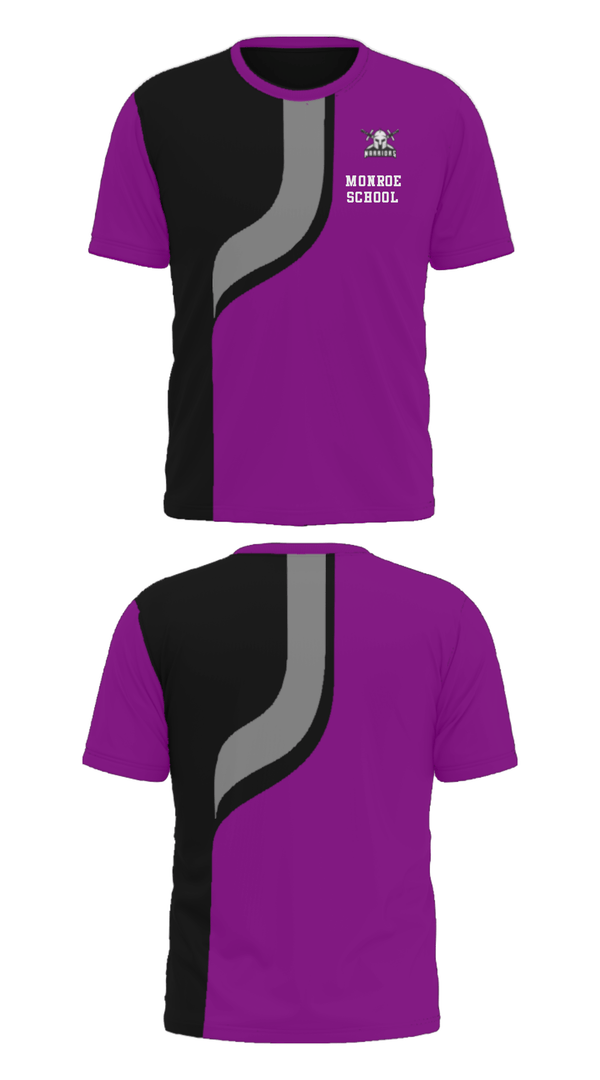 Short Sleeve Performance Shirt, Monroe School, Spirit Store, Teamtime, Team time, sublimation, custom sports apparel, team uniforms, spirit wear, spiritwear, sports uniforms, custom shirts, team store, custom team store, fundraiser sports, apparel fundraiser