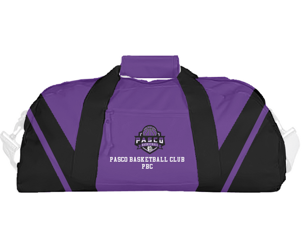 Duffle Bag, Pasco Basketball Club Pbc, Men's Basketball, Teamtime, Team time, sublimation, custom sports apparel, team uniforms, spirit wear, spiritwear, sports uniforms, custom shirts, team store, custom team store, fundraiser sports, apparel fundraiser