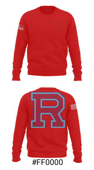 Crew Neck Sweatshirt, Ralston High School Wrestling, Wrestling, Teamtime, Team time, sublimation, custom sports apparel, team uniforms, spirit wear, spiritwear, sports uniforms, custom shirts, team store, custom team store, fundraiser sports, apparel fundraiser