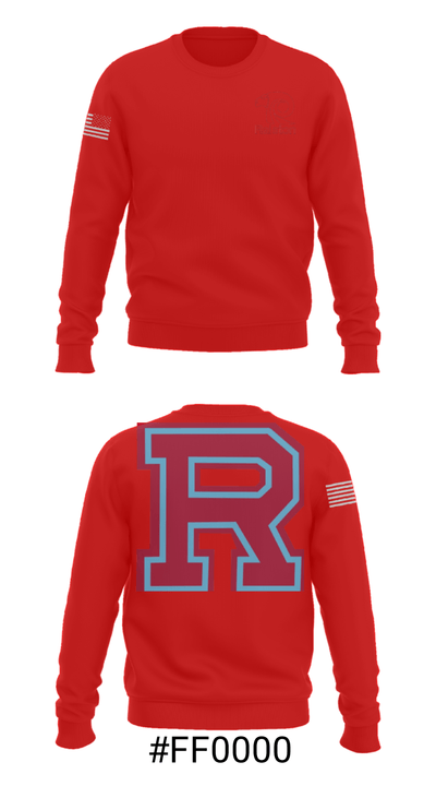Ralston High School Wrestling 45661529 Crew Neck Sweatshirt - 16