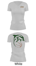 Crawford Mosley High School Basketball 36550483 Women's Short Sleeve V-neck Shirt - 7