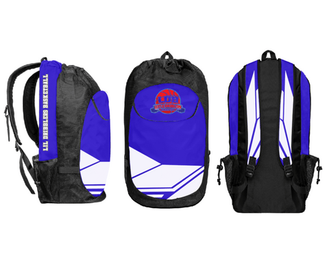 Gear Bag, Lil Dribblers Basketball, Men's Basketball, Teamtime, Team time, sublimation, custom sports apparel, team uniforms, spirit wear, spiritwear, sports uniforms, custom shirts, team store, custom team store, fundraiser sports, apparel fundraiser