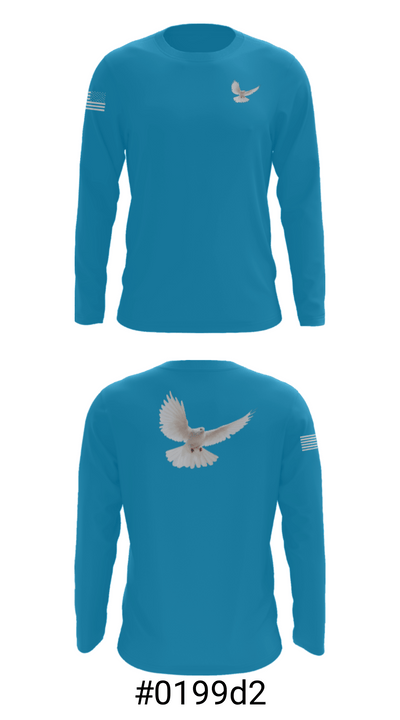 EL SHAMAH CAREEL SHAMAH CARE 44180708 Long Sleeve Performance Shirt - 18