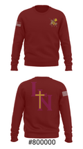 Lutheran North High School Basketball 54260670 Crew Neck Sweatshirt - 16