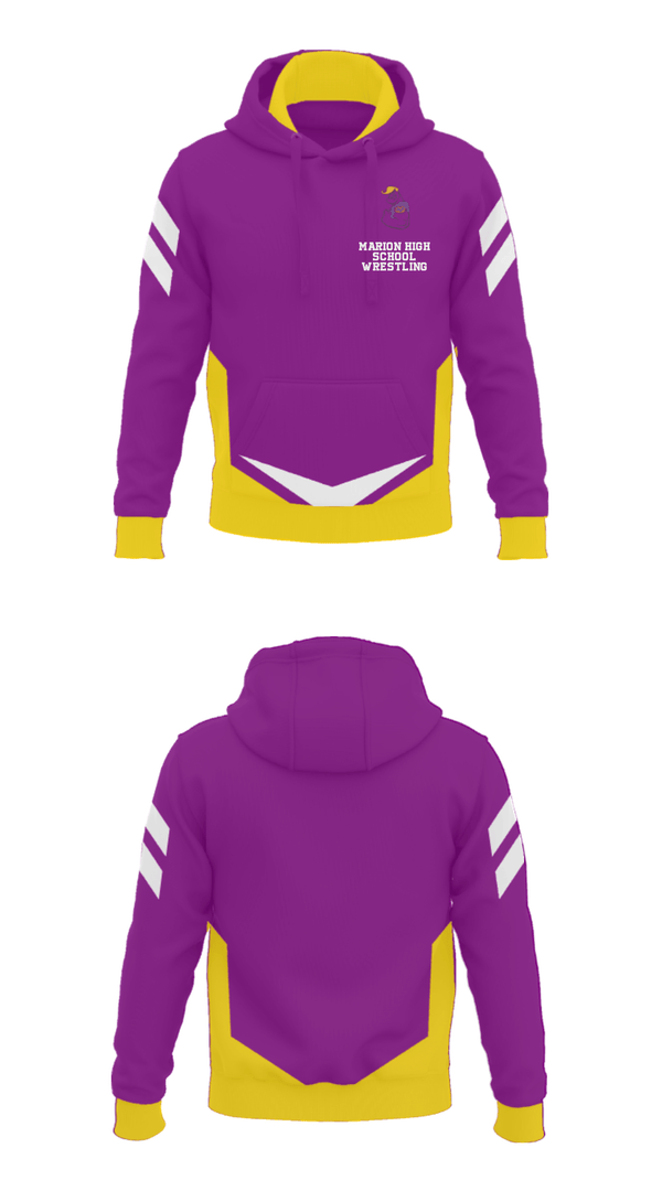 Hoodie, Marion High School Wrestling, Wrestling, Teamtime, Team time, sublimation, custom sports apparel, team uniforms, spirit wear, spiritwear, sports uniforms, custom shirts, team store, custom team store, fundraiser sports, apparel fundraiser