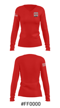 Jefferson Middle School 97489174 Women's Long Sleeve V-neck Shirt - 20