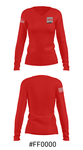 Women's Long Sleeve Vneck Shirt, Jefferson Middle School, Spirit Store, Teamtime, Team time, sublimation, custom sports apparel, team uniforms, spirit wear, spiritwear, sports uniforms, custom shirts, team store, custom team store, fundraiser sports, apparel fundraiser