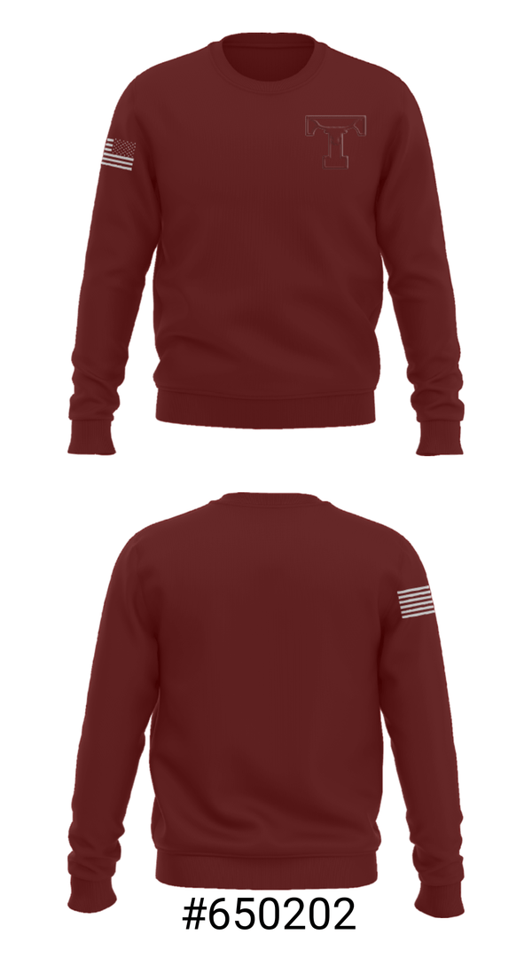 Crew Neck Sweatshirt, Tarkington High School Basketball, Women's Basketball, Teamtime, Team time, sublimation, custom sports apparel, team uniforms, spirit wear, spiritwear, sports uniforms, custom shirts, team store, custom team store, fundraiser sports, apparel fundraiser