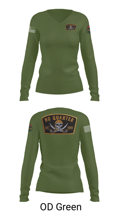 BARNETT'S 90373195 Women's Long Sleeve V-neck Shirt - 31