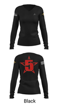 ARMSTRONGINC.Est1964 5136352 Women's Long Sleeve V-neck Shirt - 13