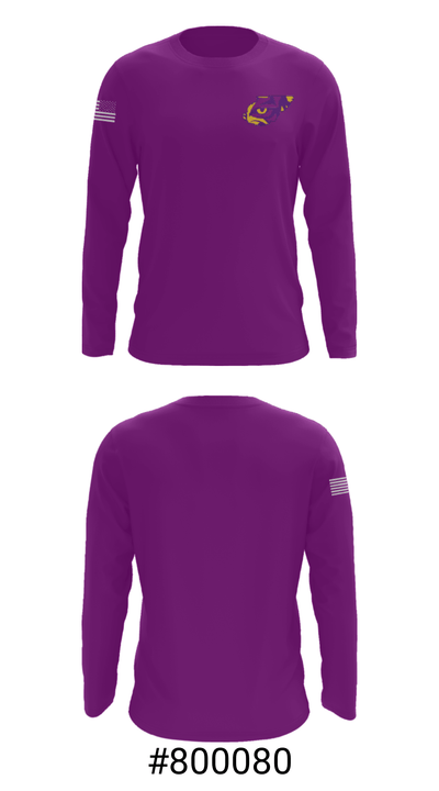 Union County High School Wrestling 41232421 Long Sleeve Performance Shirt - 18