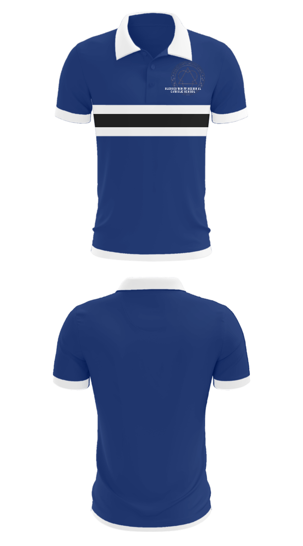 Short Sleeve Performance Polo, Blessed Trinity Regional Catholic School, Spirit Store, Teamtime, Team time, sublimation, custom sports apparel, team uniforms, spirit wear, spiritwear, sports uniforms, custom shirts, team store, custom team store, fundraiser sports, apparel fundraiser