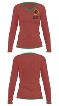 West Nassau High School Basketball 97433632 Women's Long Sleeve V-neck Shirt - 34