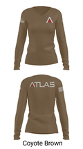 ATLAS 52779746 Women's Long Sleeve V-neck Shirt - 15