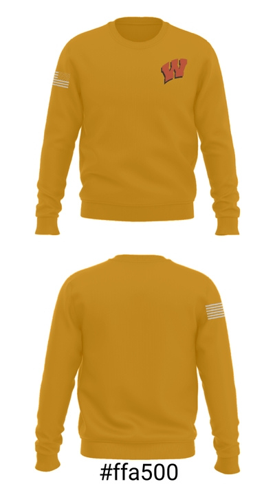 Warren High School Basketball 4245310 Crew Neck Sweatshirt - 16