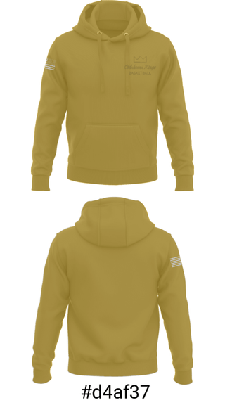 Hoodie, Oklahoma Kings Basketball, Men's Basketball, Teamtime, Team time, sublimation, custom sports apparel, team uniforms, spirit wear, spiritwear, sports uniforms, custom shirts, team store, custom team store, fundraiser sports, apparel fundraiser