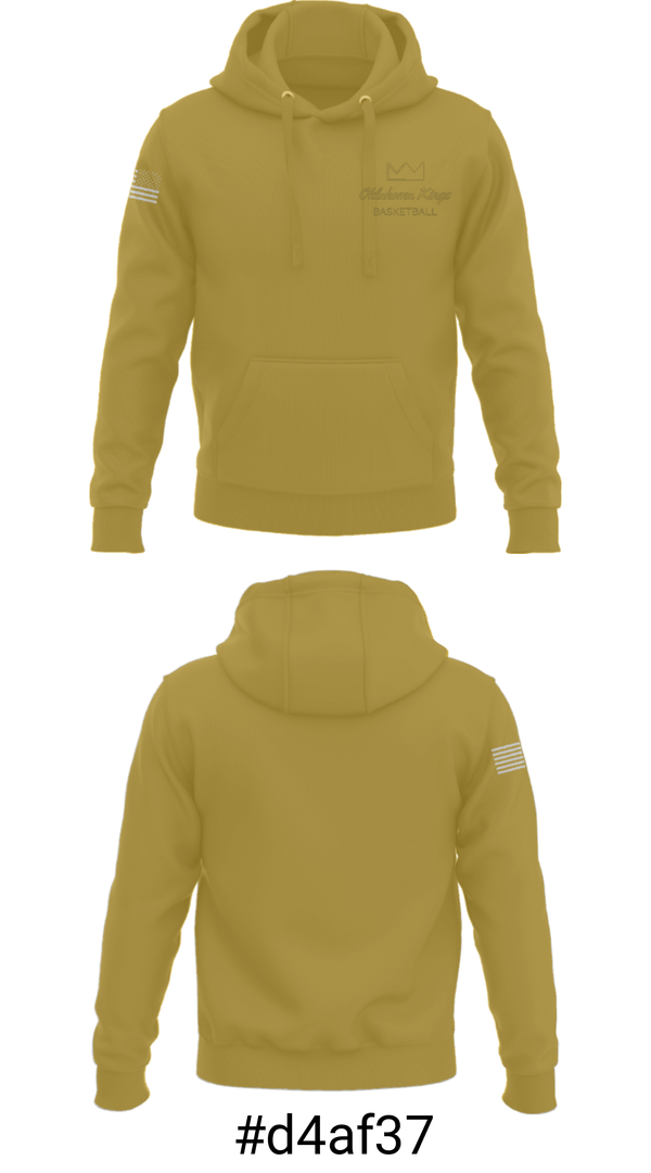 Hoodie, Oklahoma Kings Basketball, Men's Basketball, Teamtime, Team time, sublimation, custom sports apparel, team uniforms, spirit wear, spiritwear, sports uniforms, custom shirts, team store, custom team store, fundraiser sports, apparel fundraiser