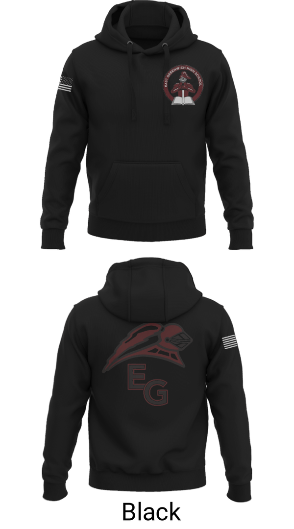 Hoodie, East Greenwich High School Ice Hockey, Ice Hockey, Teamtime, Team time, sublimation, custom sports apparel, team uniforms, spirit wear, spiritwear, sports uniforms, custom shirts, team store, custom team store, fundraiser sports, apparel fundraiser