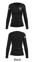 Sussex Academy High School Swimming 13215397 Women's Long Sleeve V-neck Shirt - 13