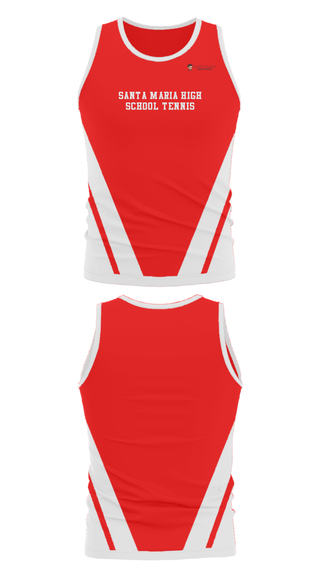 Tank Top, Santa Maria High School Tennis, Tennis, Teamtime, Team time, sublimation, custom sports apparel, team uniforms, spirit wear, spiritwear, sports uniforms, custom shirts, team store, custom team store, fundraiser sports, apparel fundraiser