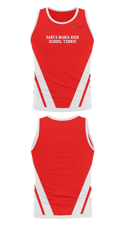 Tank Top, Santa Maria High School Tennis, Tennis, Teamtime, Team time, sublimation, custom sports apparel, team uniforms, spirit wear, spiritwear, sports uniforms, custom shirts, team store, custom team store, fundraiser sports, apparel fundraiser