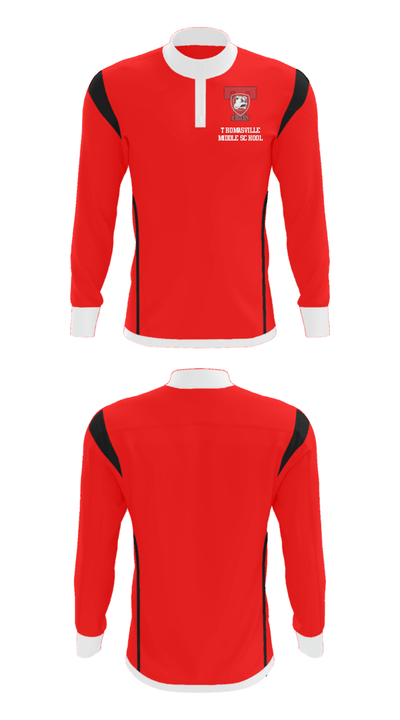Thomasville Middle School 61354421 Quarter Zip Jacket - 37