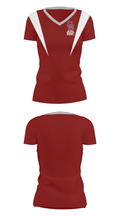 Don Bosco Preparatory High School Basketball 12160325 Women's Short Sleeve V-neck Shirt - 36