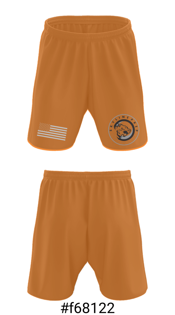Athletic Shorts With Pockets, Skyline Prep High School Basketball, Men's Basketball, Teamtime, Team time, sublimation, custom sports apparel, team uniforms, spirit wear, spiritwear, sports uniforms, custom shirts, team store, custom team store, fundraiser sports, apparel fundraiser