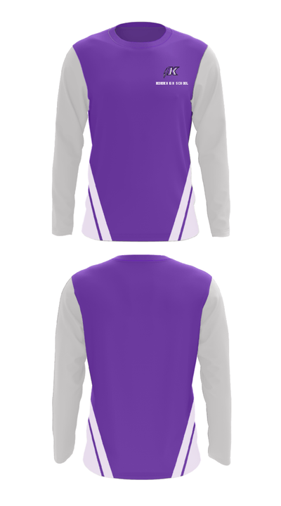 Keokuk High School 14181877 Long Sleeve Performance Shirt - 27
