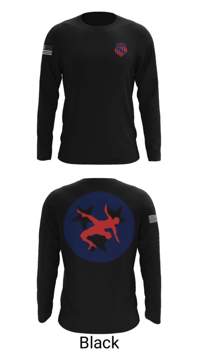 Tennessee Aau Wrestling 56091199 Long Sleeve Performance Shirt - 11