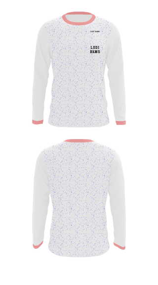 Long Sleeve Performance Shirt, Lodi Rams, Men's Basketball, Teamtime, Team time, sublimation, custom sports apparel, team uniforms, spirit wear, spiritwear, sports uniforms, custom shirts, team store, custom team store, fundraiser sports, apparel fundraiser