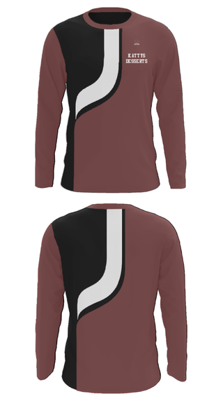 Long Sleeve Performance Shirt, Kattys Desserts, , Teamtime, Team time, sublimation, custom sports apparel, team uniforms, spirit wear, spiritwear, sports uniforms, custom shirts, team store, custom team store, fundraiser sports, apparel fundraiser