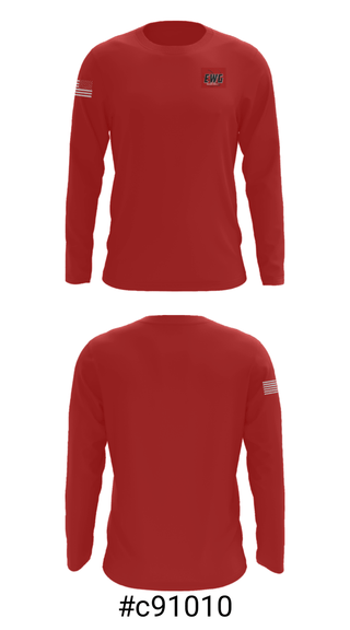Long Sleeve Performance Shirt, EWG Youth Hoops, Men's Basketball, Teamtime, Team time, sublimation, custom sports apparel, team uniforms, spirit wear, spiritwear, sports uniforms, custom shirts, team store, custom team store, fundraiser sports, apparel fundraiser