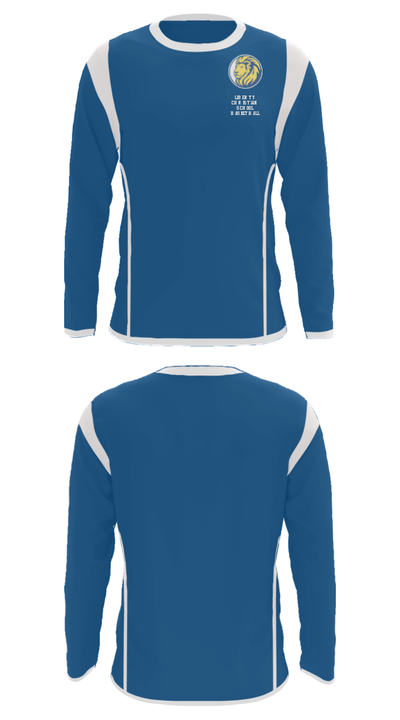 Liberty Christian School Basketball 49855847 Long Sleeve Performance Shirt - 27