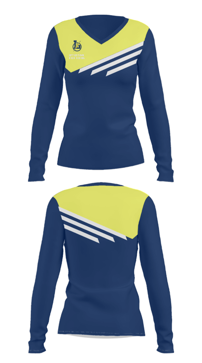 Littlestown High School 30025822 Women's Long Sleeve V-neck Shirt - 28