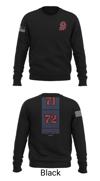 Crew Neck Sweatshirt, Vacaville fire, Fire Department, Teamtime, Team time, sublimation, custom sports apparel, team uniforms, spirit wear, spiritwear, sports uniforms, custom shirts, team store, custom team store, fundraiser sports, apparel fundraiser