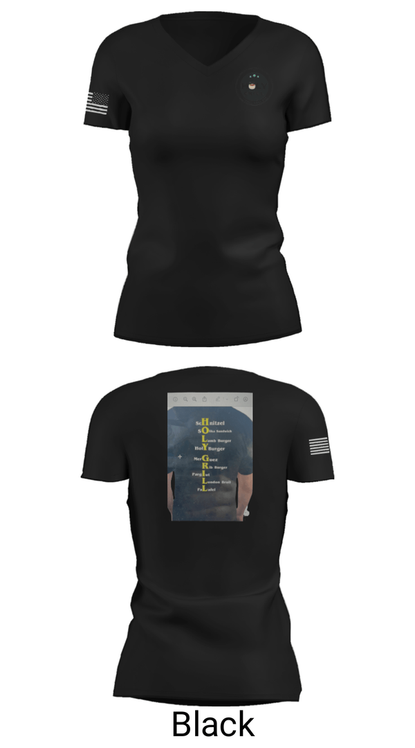 Women's Short Sleeve Vneck Shirt, Holy Grill, , Teamtime, Team time, sublimation, custom sports apparel, team uniforms, spirit wear, spiritwear, sports uniforms, custom shirts, team store, custom team store, fundraiser sports, apparel fundraiser
