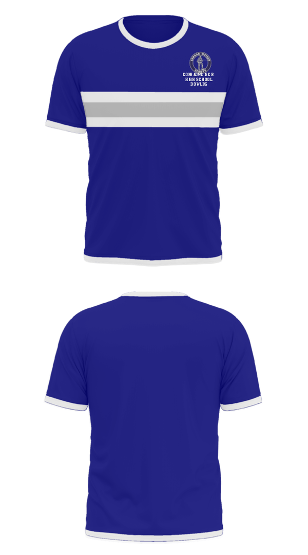 Short Sleeve Performance Shirt, Conrad Weiser High School Bowling, Bowling, Teamtime, Team time, sublimation, custom sports apparel, team uniforms, spirit wear, spiritwear, sports uniforms, custom shirts, team store, custom team store, fundraiser sports, apparel fundraiser