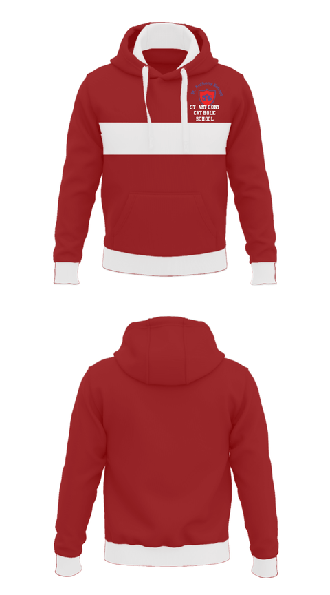 Hoodie, St Anthony Catholic School, Spirit Store, Teamtime, Team time, sublimation, custom sports apparel, team uniforms, spirit wear, spiritwear, sports uniforms, custom shirts, team store, custom team store, fundraiser sports, apparel fundraiser