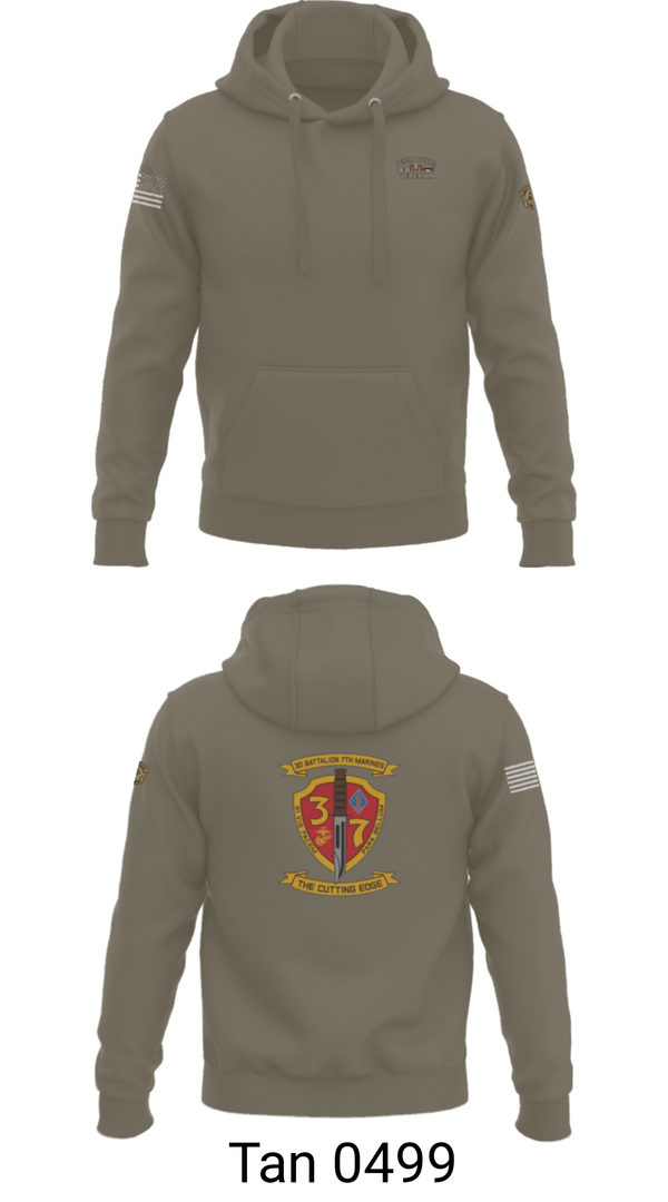 Hoodie, 3rd. Battalion 7th. Marines, Marines, Teamtime, Team time, sublimation, custom sports apparel, team uniforms, spirit wear, spiritwear, sports uniforms, custom shirts, team store, custom team store, fundraiser sports, apparel fundraiser
