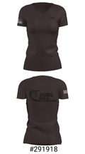 TDubs Baits 96783321 Women's Short Sleeve V-neck Shirt - 21